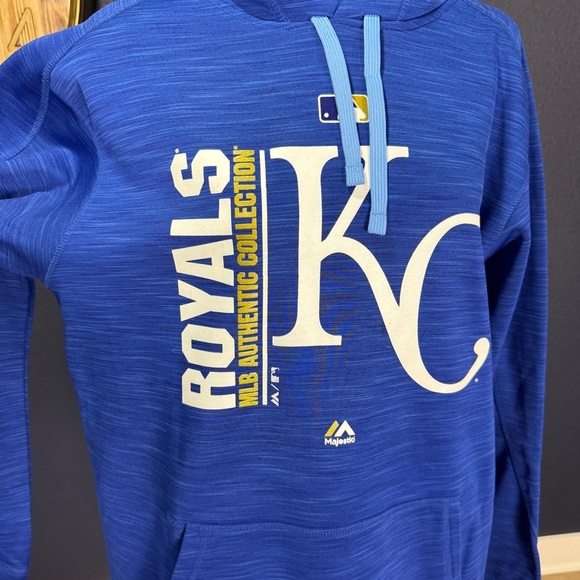 Majestic Kansas City Royals Authentic Collection Hoodie, Unisex, Medium - Picture 2 of 8